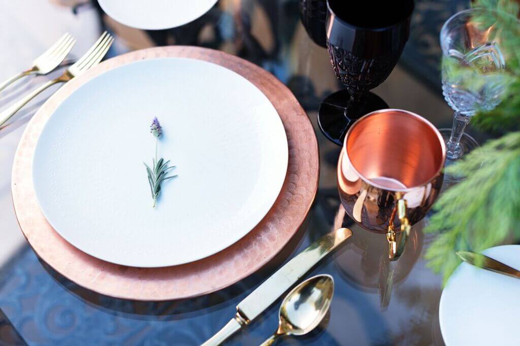 12.5 Inch Copper Charger - Image 3