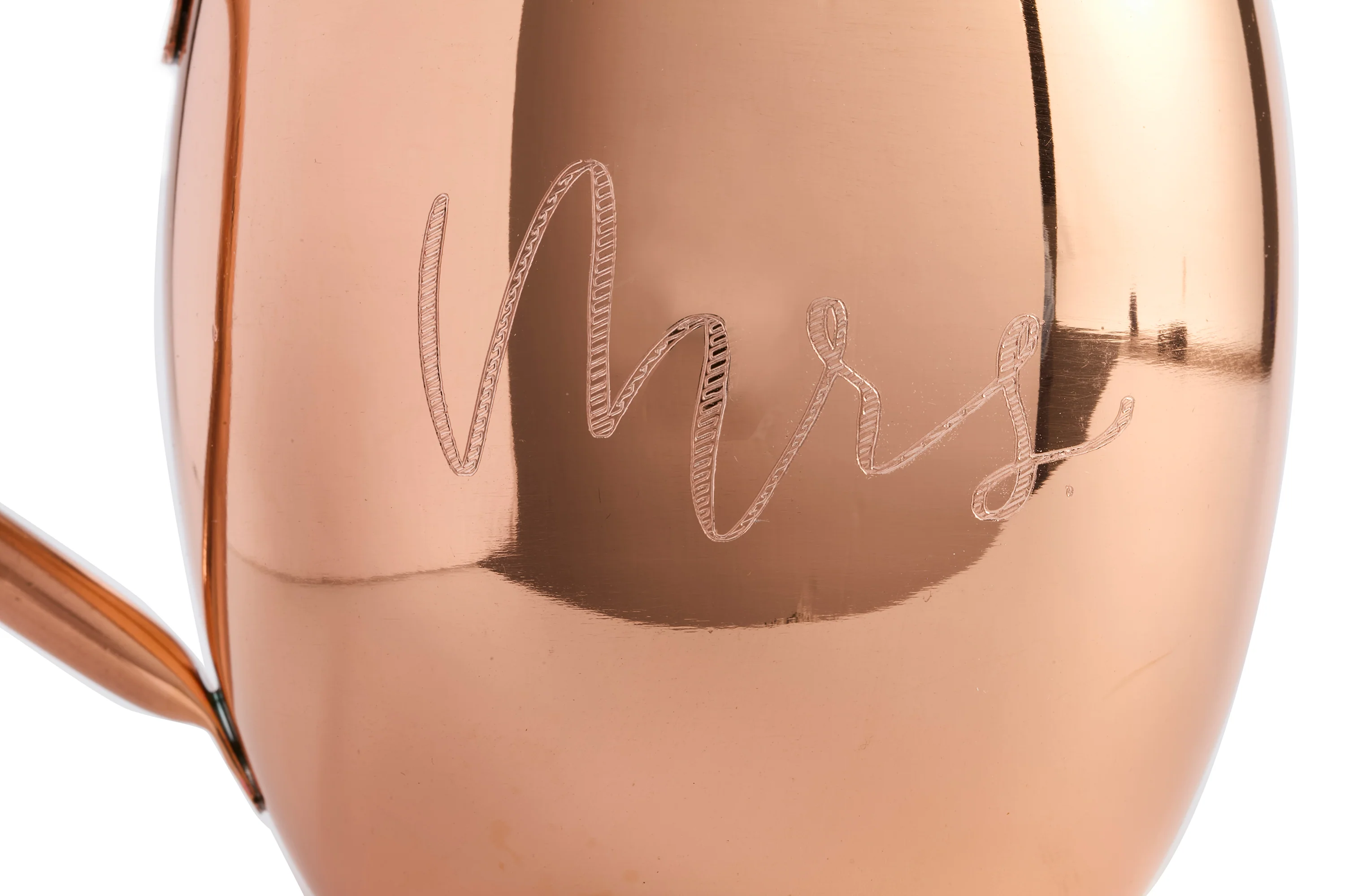 Mr. & Mrs. Barrel Smooth 16oz Copper Mugs - Image 3