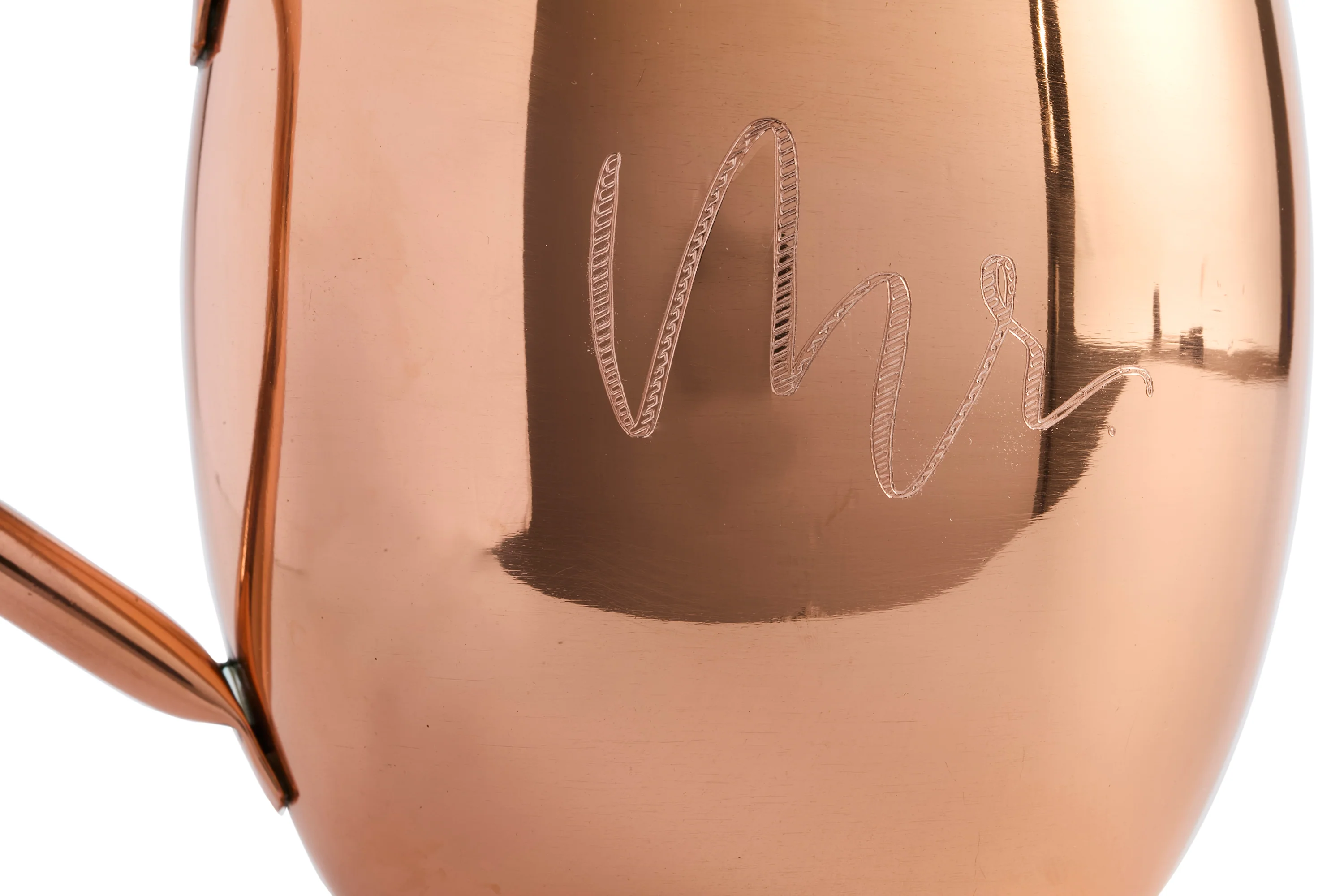 Mr. & Mrs. Barrel Smooth 16oz Copper Mugs - Image 4