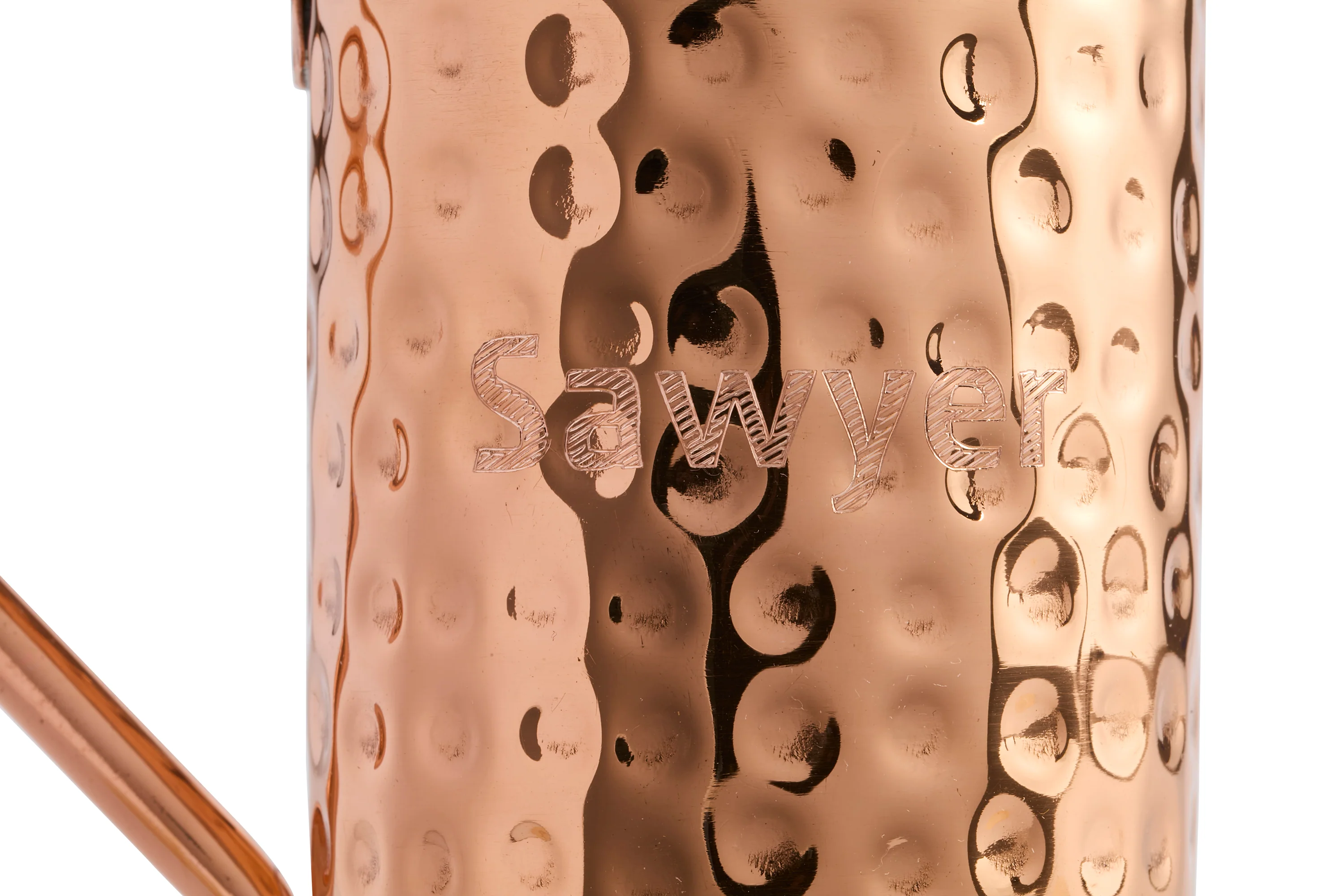Custom Text Engraved Copper Mug - Image 6