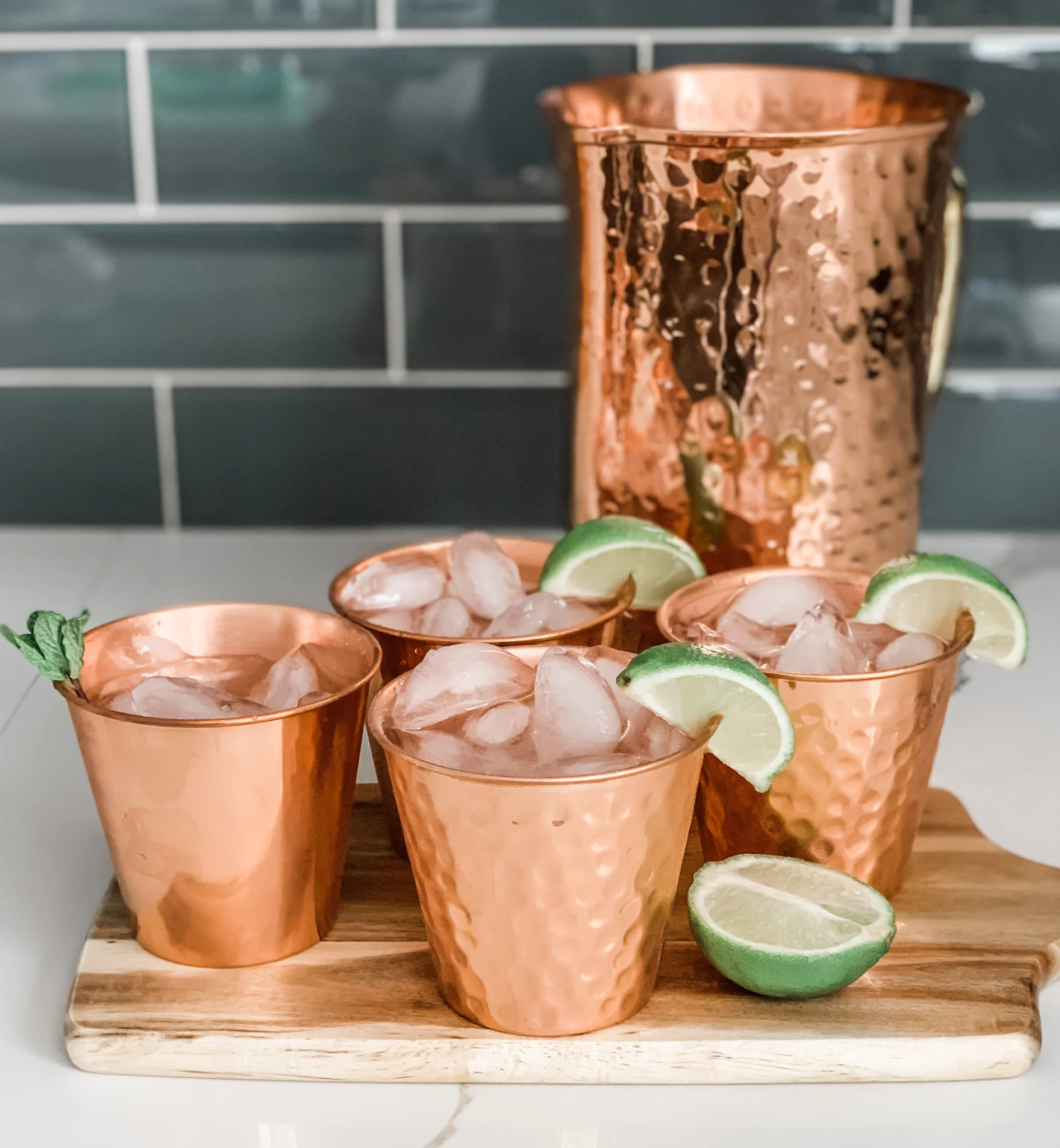 Hammered Copper Pitcher - Image 3