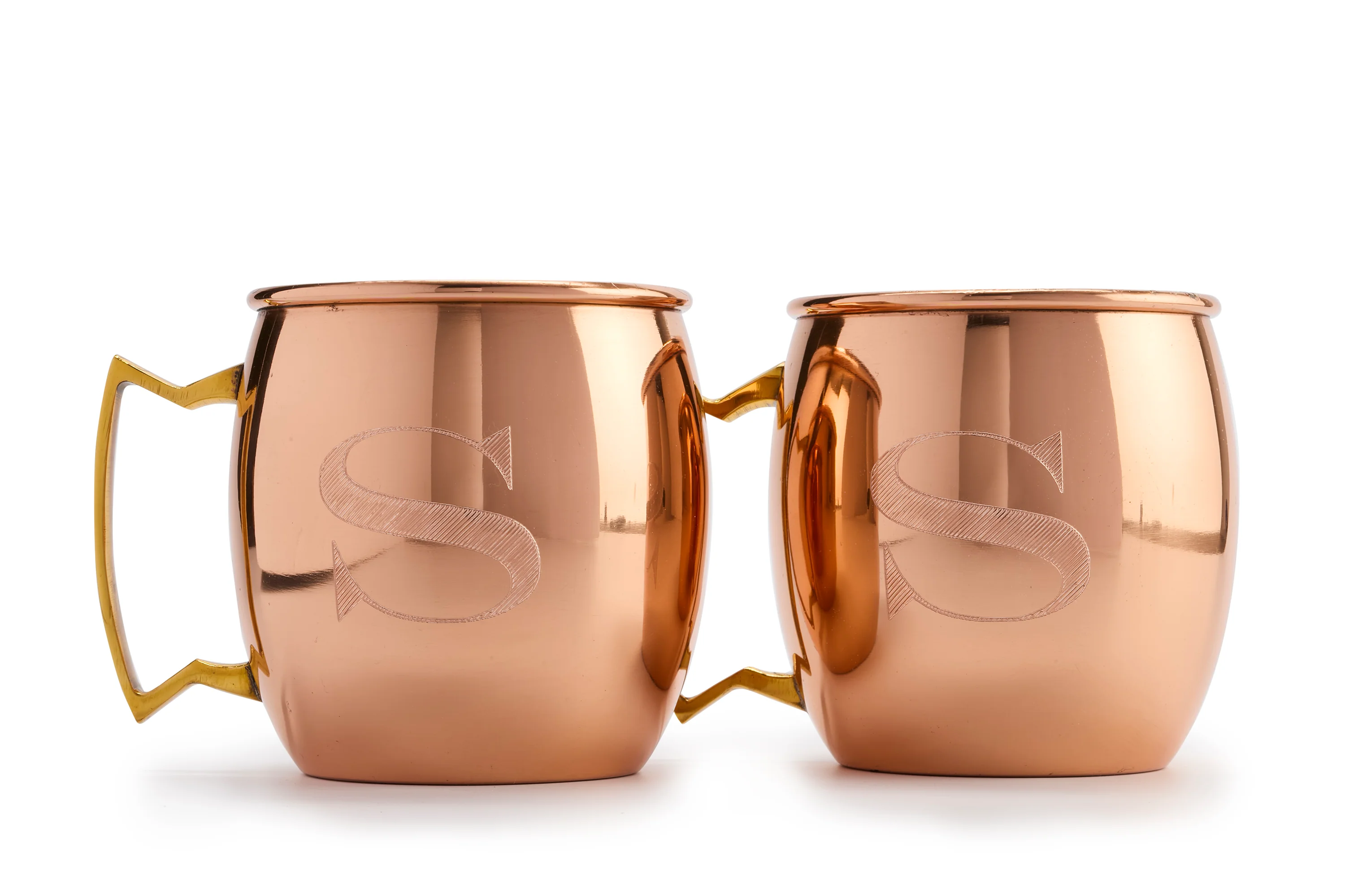 Monogrammed Moscow Mule Mugs Gift Set - Image 4