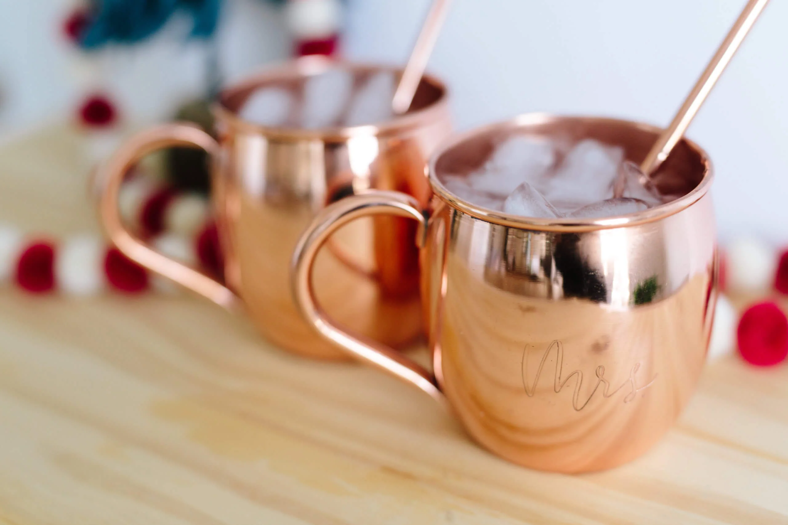 Mr. & Mrs. Barrel Smooth 16oz Copper Mugs - Image 5